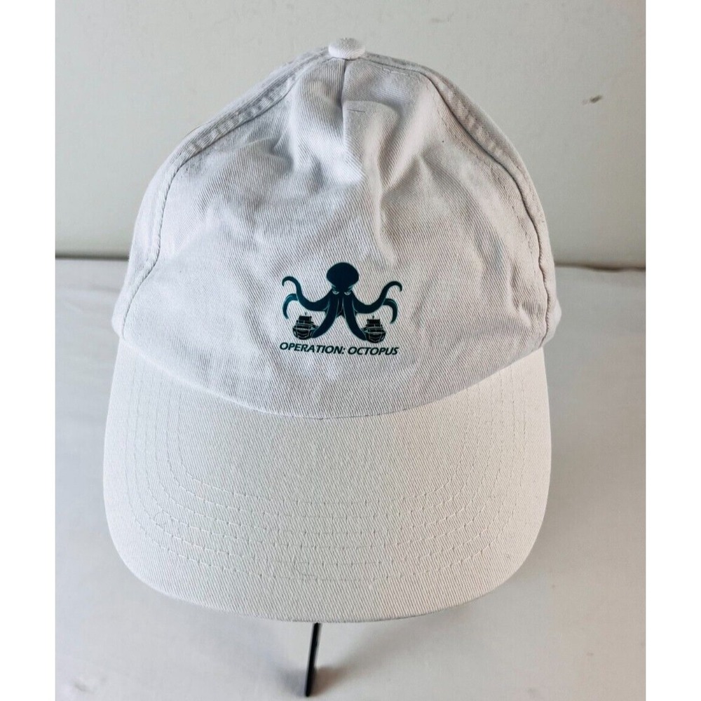Operation Octopus Cap White Hat Adjustable OS White‎ Octopus Hat Baseball Cap